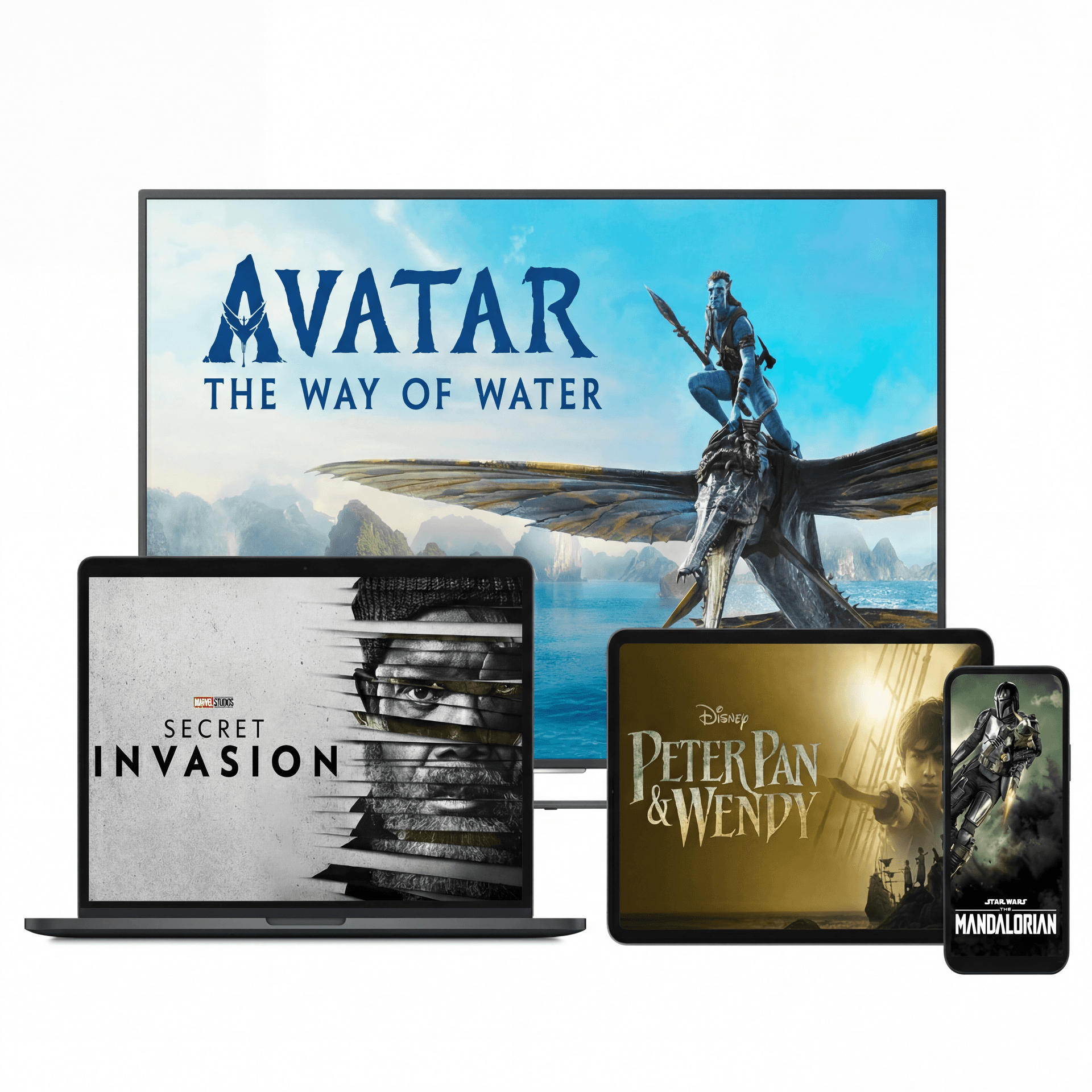 IPTV auf verschiedenen Geräten – TV, Laptop, Tablet, Smartphone